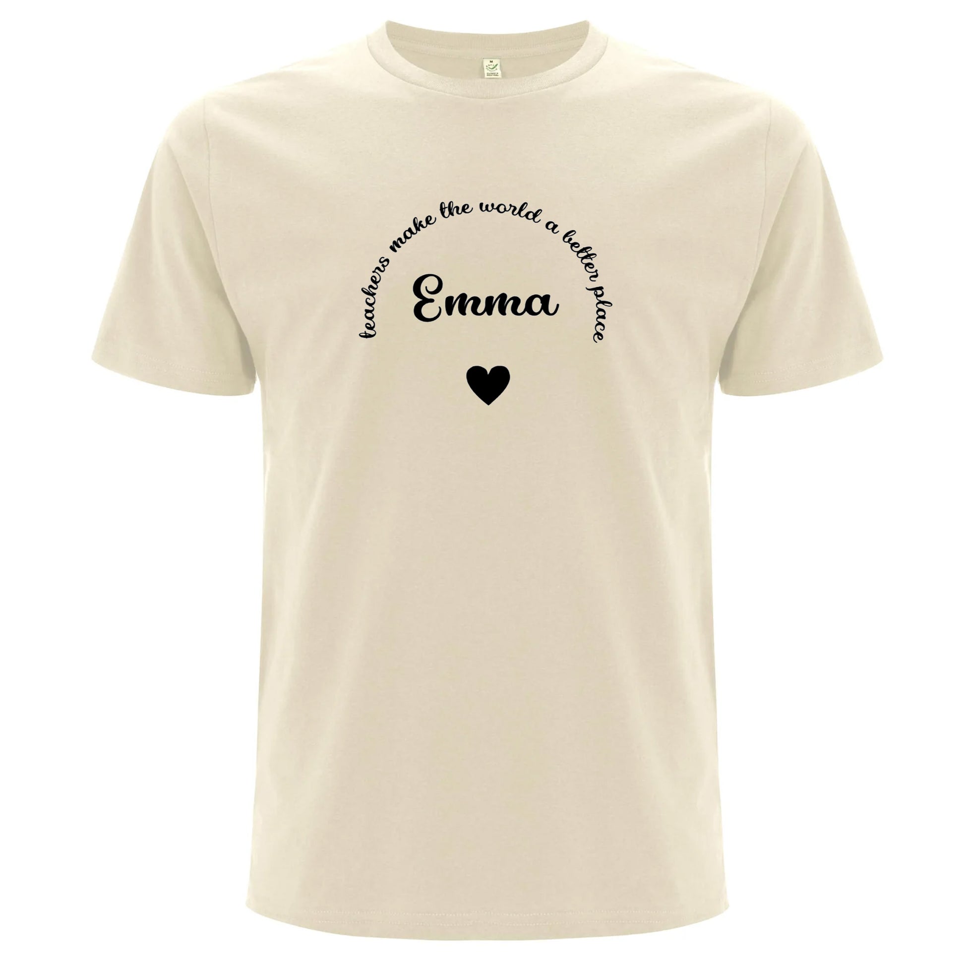 Teachers Make The World A Better Place T-shirt-Lovely Text