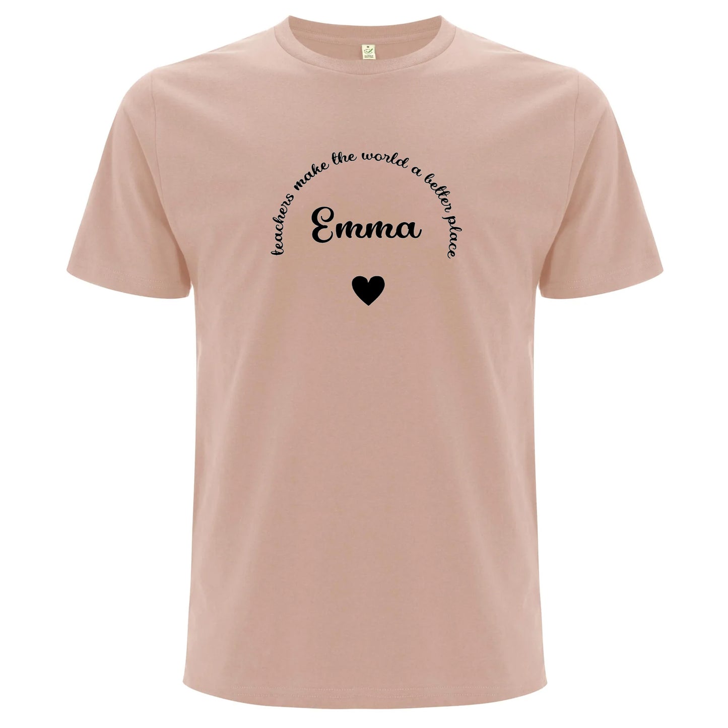 Teachers Make The World A Better Place T-shirt-Lovely Text