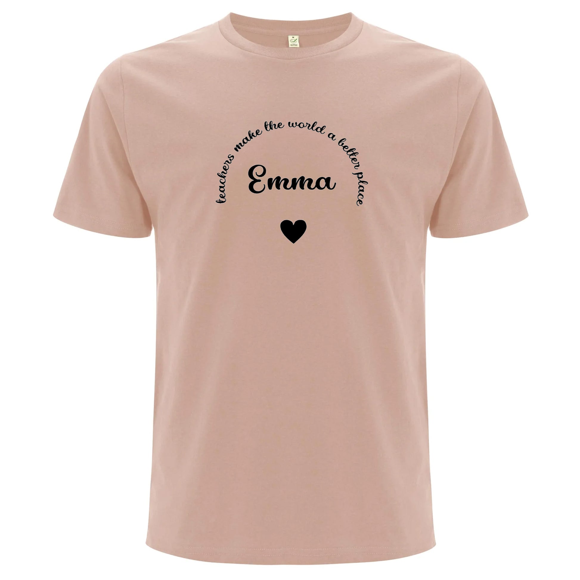 Teachers Make The World A Better Place T-shirt-Lovely Text