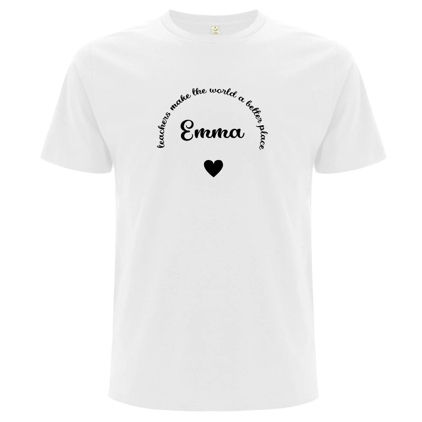 Teachers Make The World A Better Place T-shirt-Lovely Text