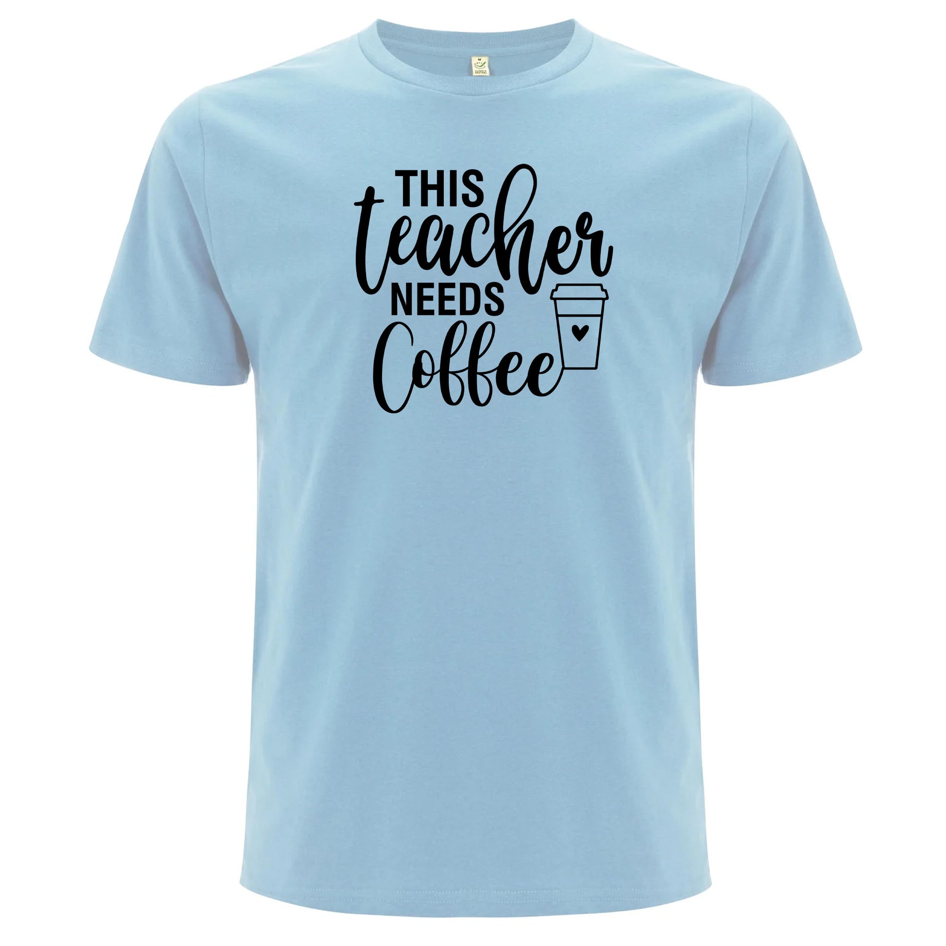 This Teacher Needs Coffee – Denna Lärare Behöver Kaffe T-shirt-Lovely Text