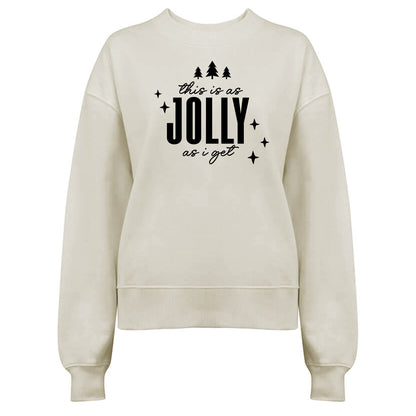 This is as Jolly as I get - Jultröja-Lovely Text