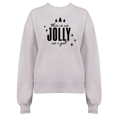 This is as Jolly as I get - Jultröja-Lovely Text