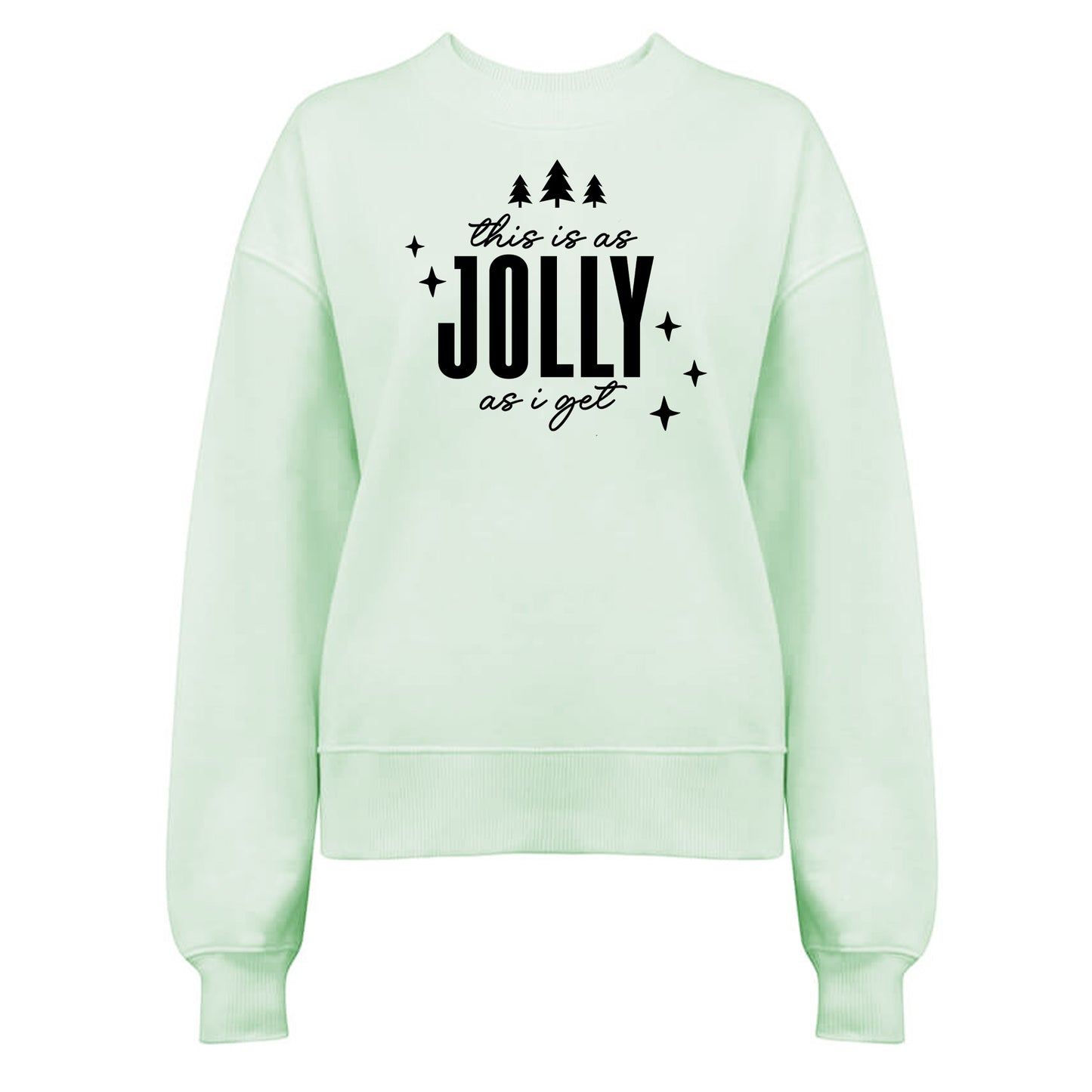 This is as Jolly as I get - Jultröja-Lovely Text