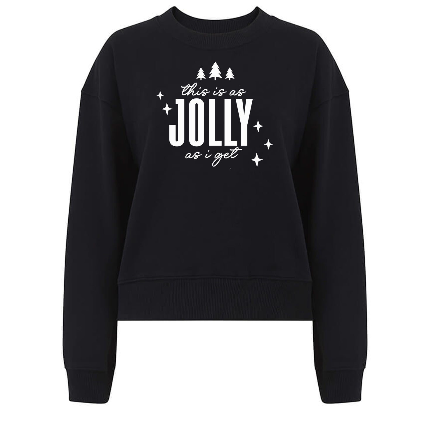 This is as Jolly as I get - Jultröja-Lovely Text