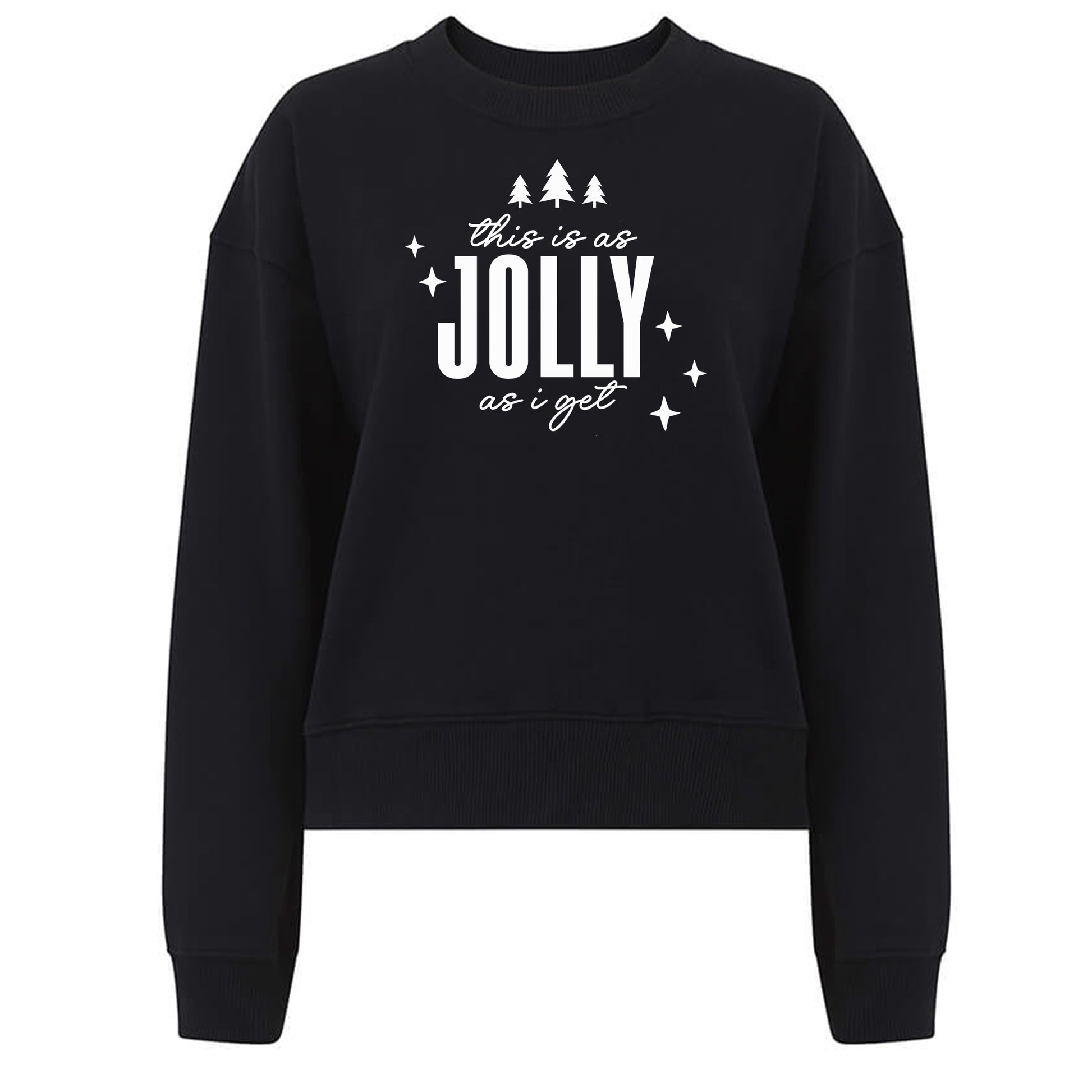 This is as Jolly as I get - Jultröja-Lovely Text