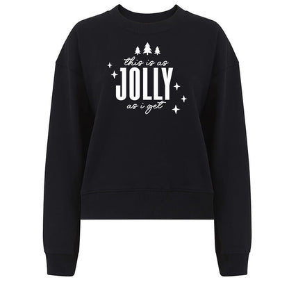 This is as Jolly as I get - Jultröja-Lovely Text