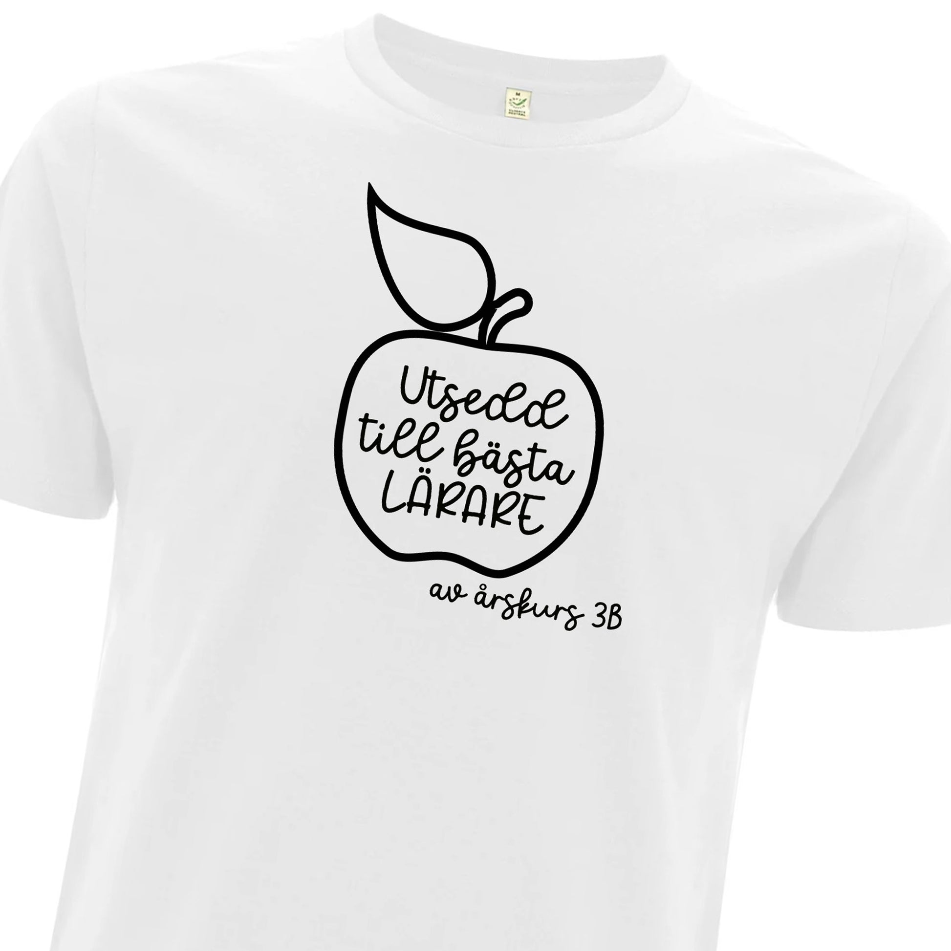 Utsedd till Bästa Lärare/Mentor av årskurs [klass]- T-shirt Lärare-Lovely Text