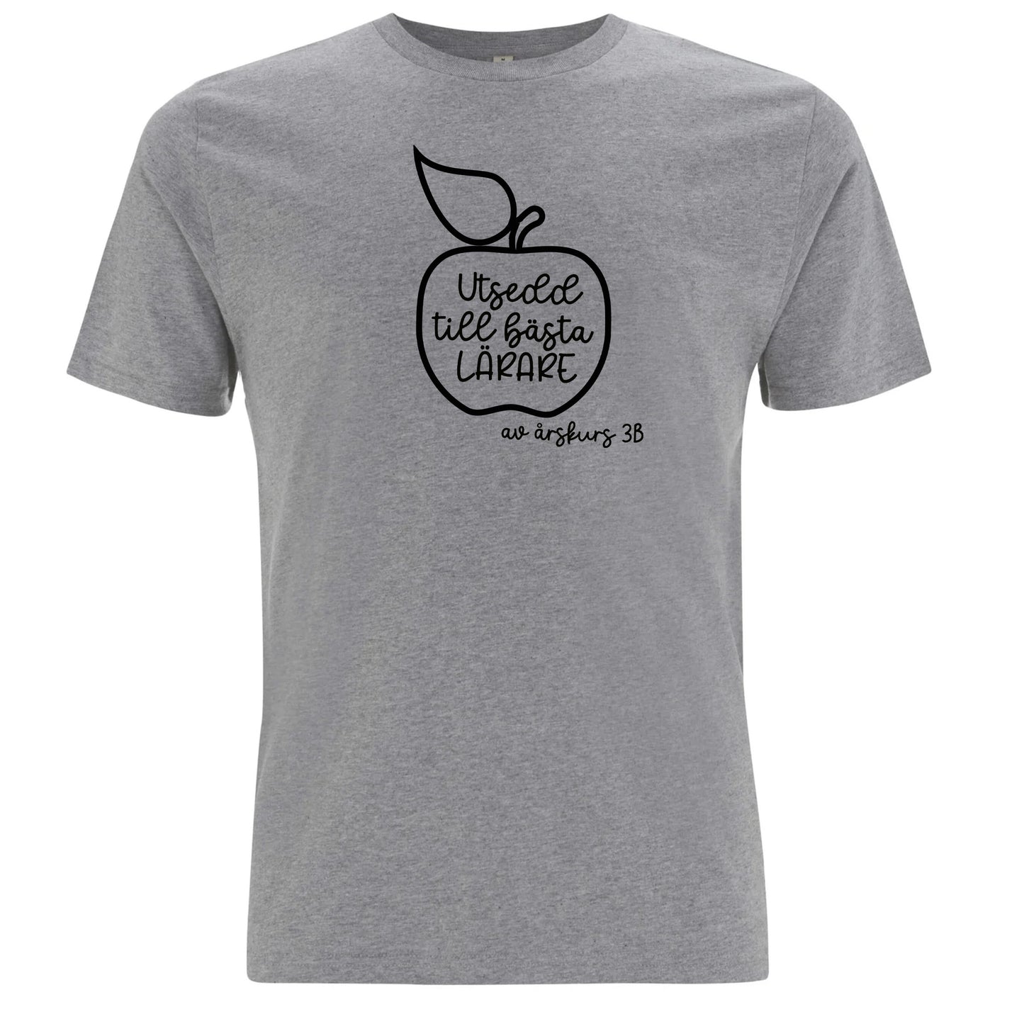 Utsedd till Bästa Lärare/Mentor av årskurs [klass]- T-shirt Lärare-Lovely Text