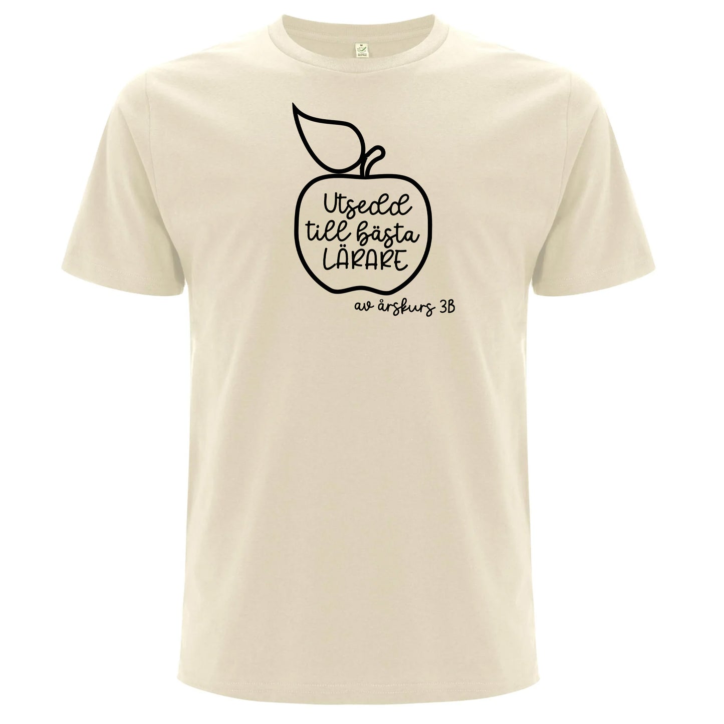 Utsedd till Bästa Lärare/Mentor av årskurs [klass]- T-shirt Lärare-Lovely Text