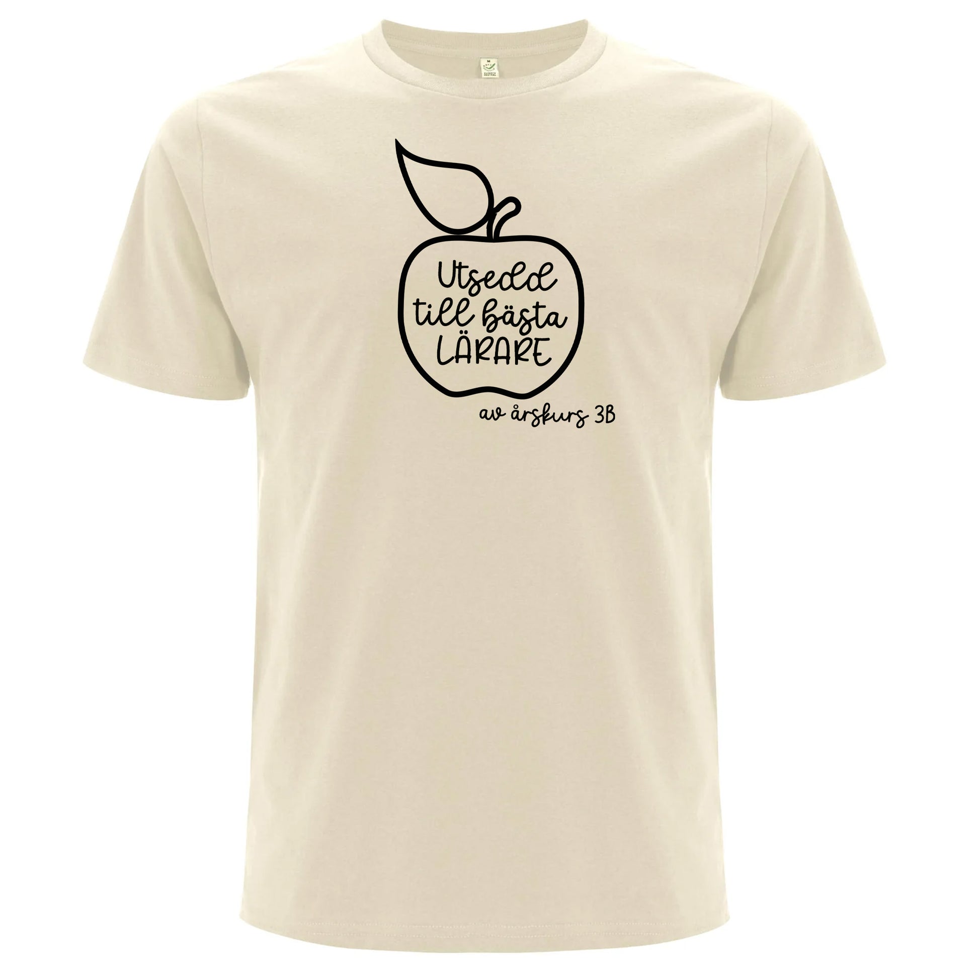 Utsedd till Bästa Lärare/Mentor av årskurs [klass]- T-shirt Lärare-Lovely Text