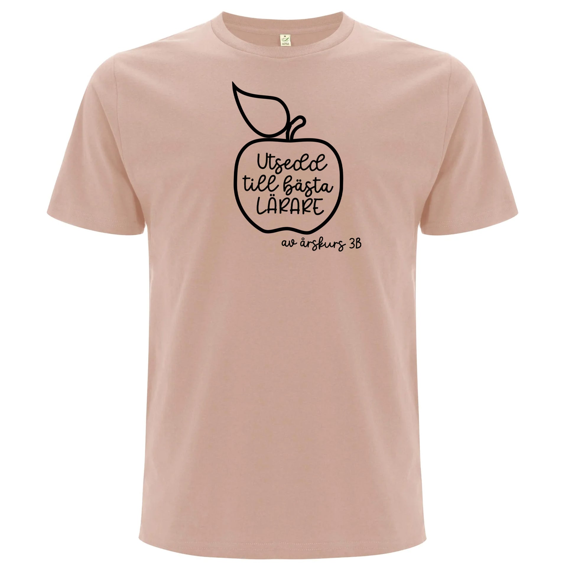 Utsedd till Bästa Lärare/Mentor av årskurs [klass]- T-shirt Lärare-Lovely Text