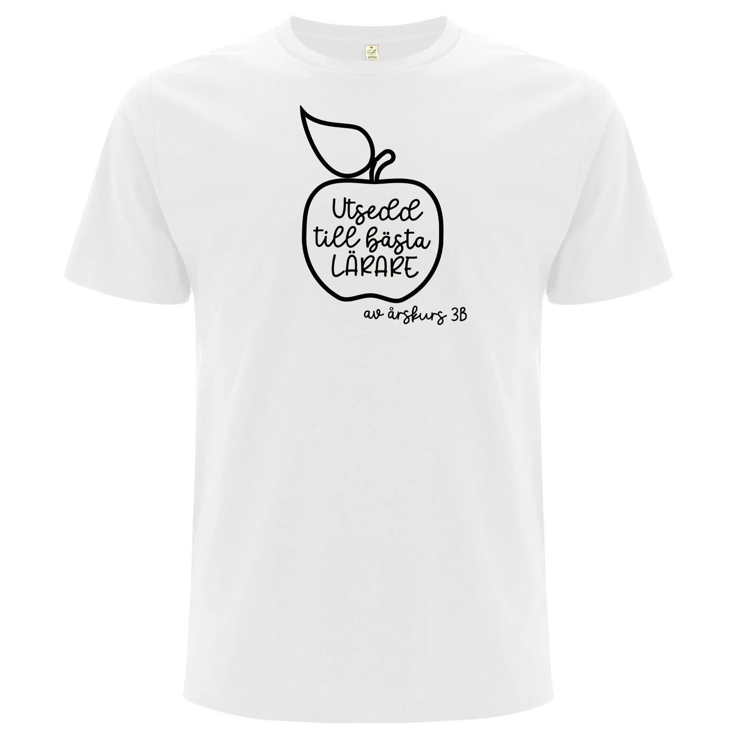 Utsedd till Bästa Lärare/Mentor av årskurs [klass]- T-shirt Lärare-Lovely Text