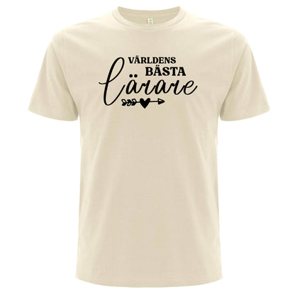 Världens Bästa Lärare T-shirt-Lovely Text