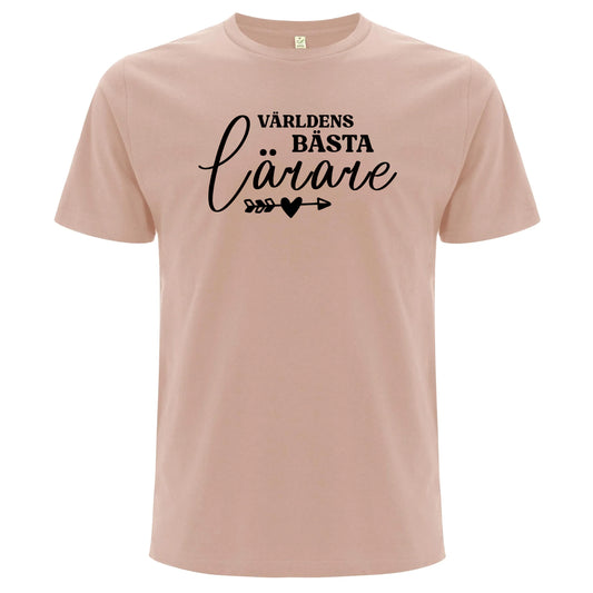 Världens Bästa Lärare T-shirt-Lovely Text