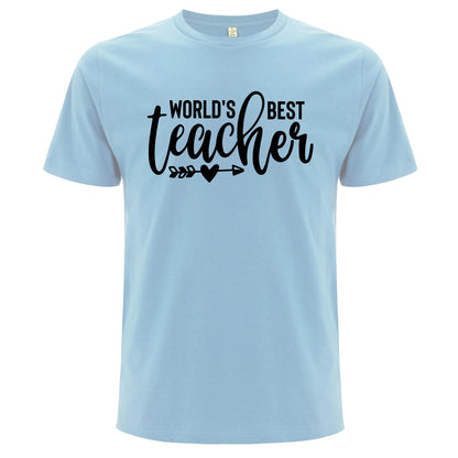 World's Best Teacher – T-shirt-Lovely Text
