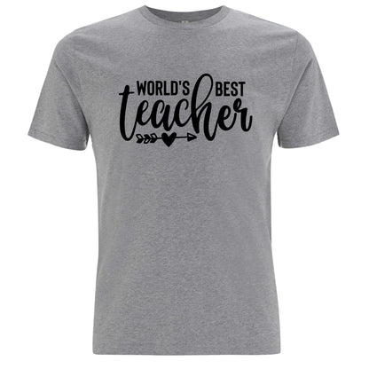 World's Best Teacher – T-shirt-Lovely Text