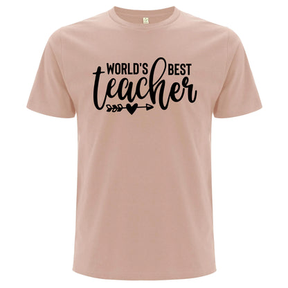 World's Best Teacher – T-shirt-Lovely Text
