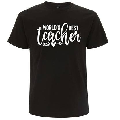 World's Best Teacher – T-shirt-Lovely Text