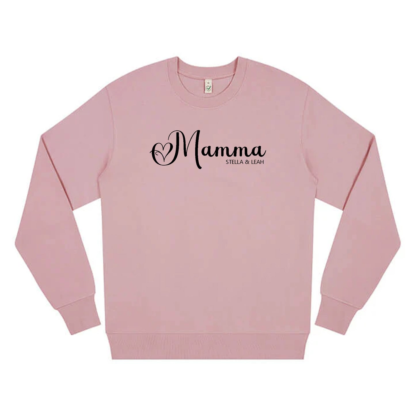 Mamma Tröja med Barnens namn på bröstet - Unisex Sweatshirt
