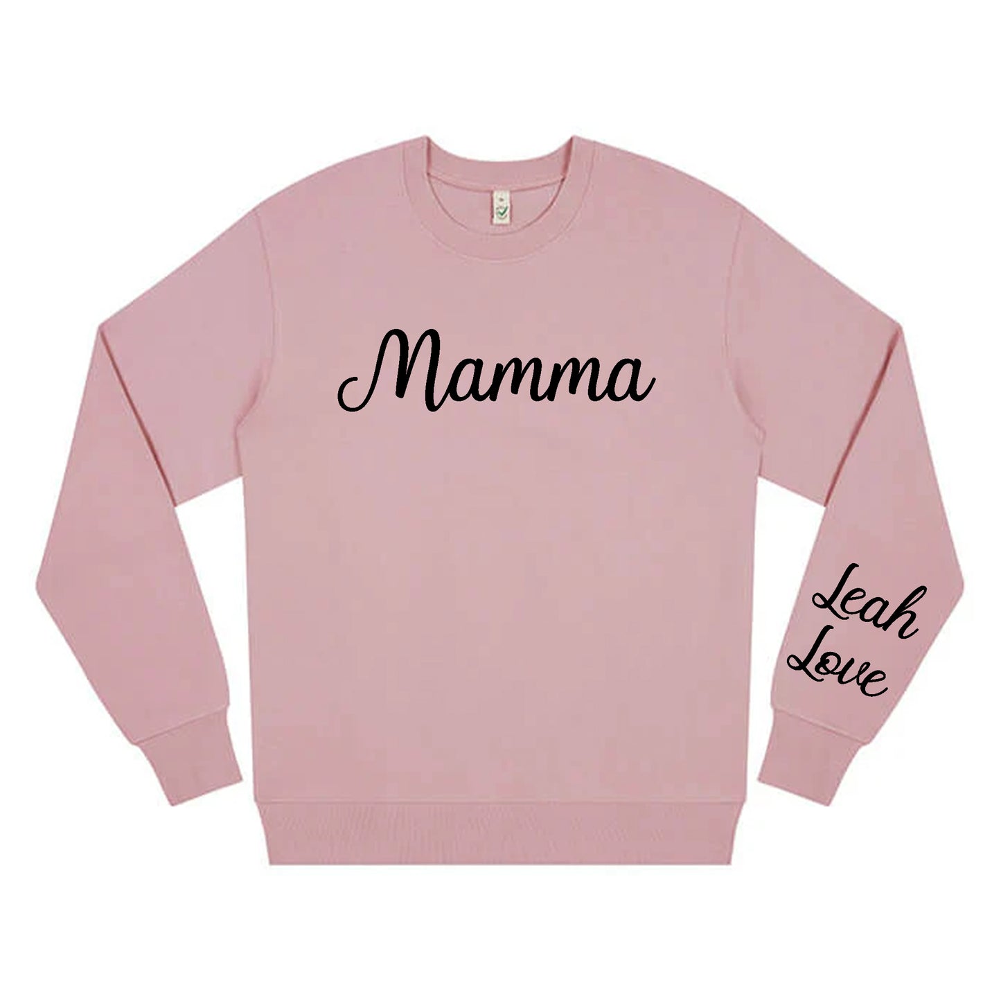 Kärleksfull Mamma Tröja med Barnens Namn – Unisex Sweatshirt