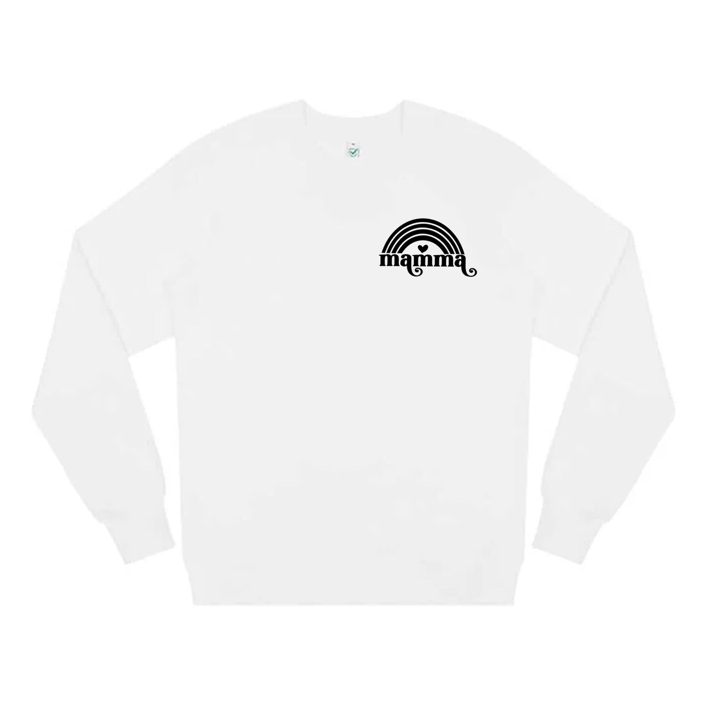 Mamma Tröja med Regnbåge – Unisex Sweatshirt