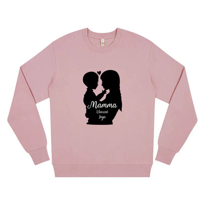 Mamma & Barn Siluett – Personlig Unisex Tröja