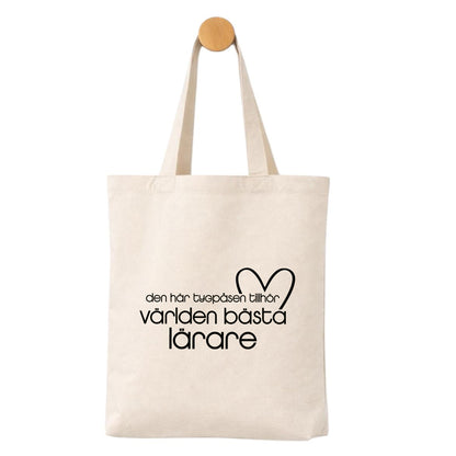 Tygpåse – Världens bästa lärare / pedagog