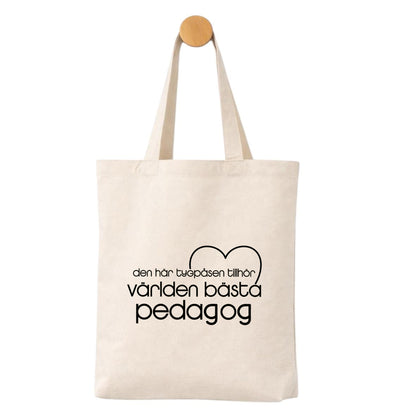 Tygpåse – Världens bästa lärare / pedagog